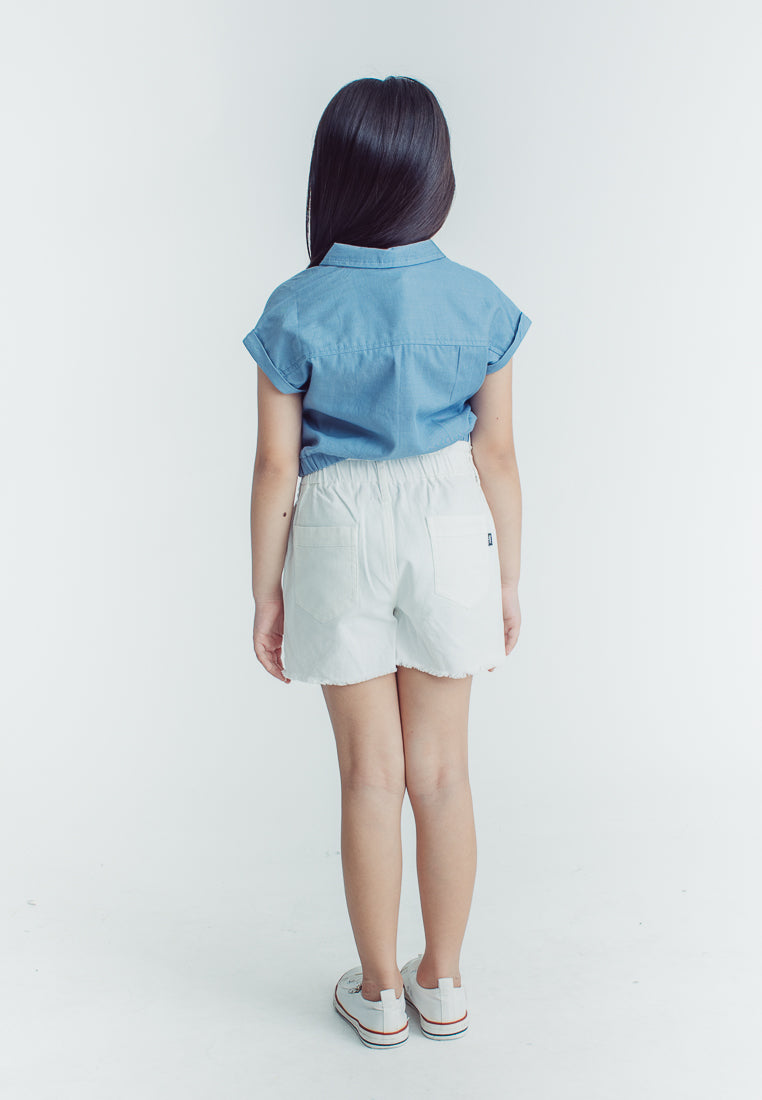 Mossimo Kids Jill Light Blue Collared Top