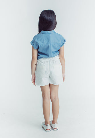 Mossimo Kids Jill Light Blue Collared Top