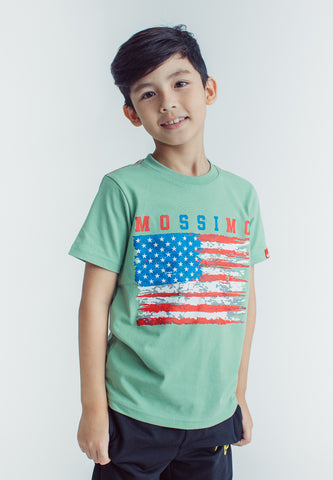 Mossimo Kids Bryle Aspen Green Oversized Graphic Tshirt