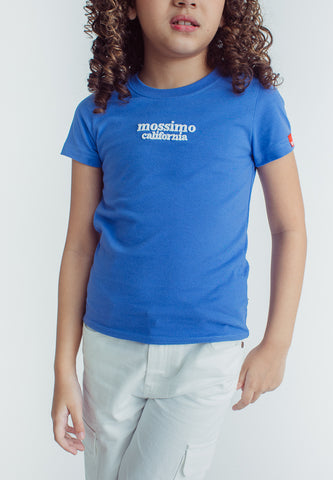 Mossimo Kids Gwen Amparo Blue Basic T-shirt