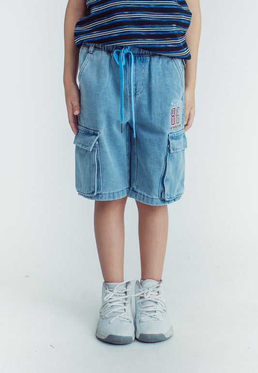 Mossimo Kids Clark Denim Blue Cargo Shorts