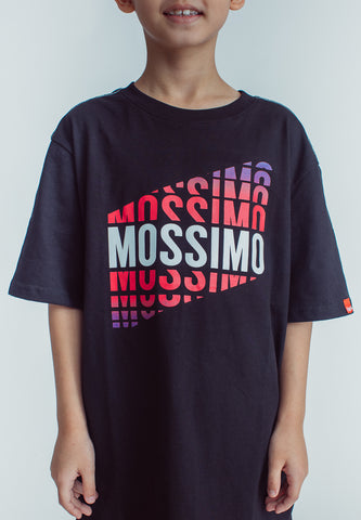 Mossimo Kids Nicolas Black Oversized Graphic T-shirt