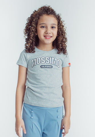 Mossimo Kids Nathalia Heather Gray Basic Tshirt