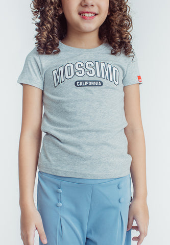 Mossimo Kids Nathalia Heather Gray Basic Tshirt