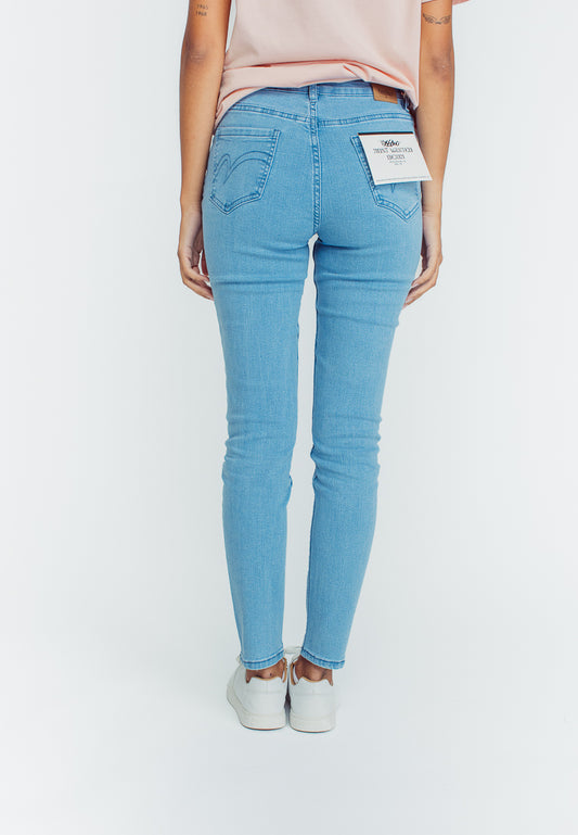 Mossimo Zaira Light Blue Skinny Mid Jeans