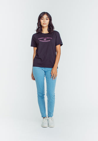 Mossimo Lucy Black Classic Fit Tee