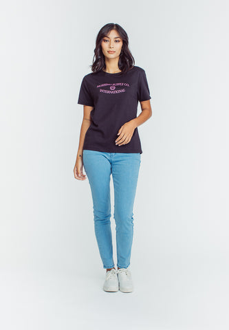 Mossimo Lucy Black Classic Fit Tee