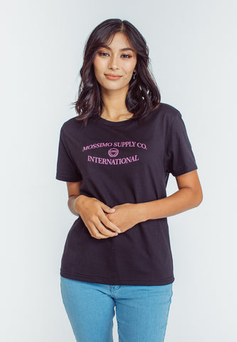 Mossimo Lucy Black Classic Fit Tee