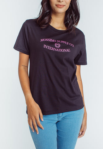 Mossimo Lucy Black Classic Fit Tee