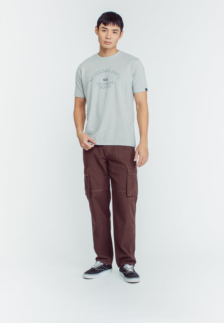 Mossimo Alfred Heather Gray Premium Classic Fit Tee