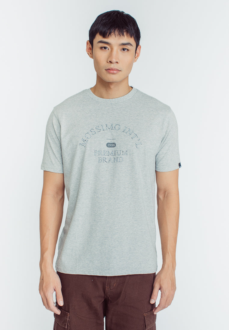 Mossimo Alfred Heather Gray Premium Classic Fit Tee