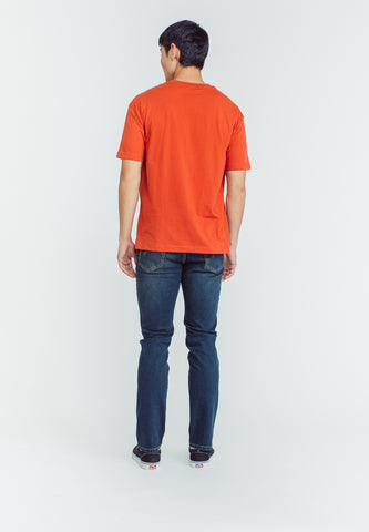 Mossimo Reynald Dark Blue Slim Tapered Mid Rise Jeans