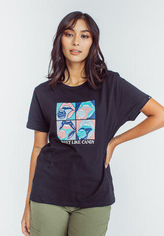 Mossimo Maica Black Classic Fit Tee