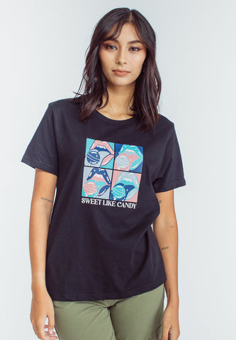 Mossimo Maica Black Classic Fit Tee