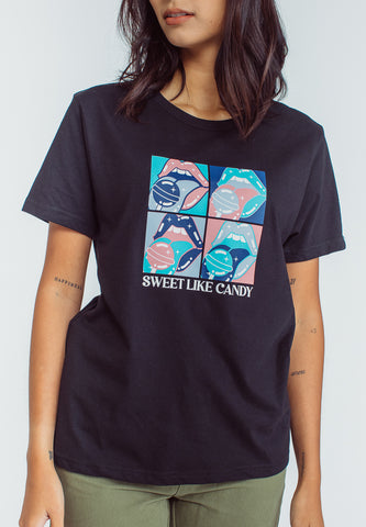 Mossimo Maica Black Classic Fit Tee