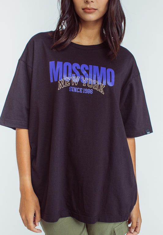 Mossimo Aiko Black Oversized Fit Tee
