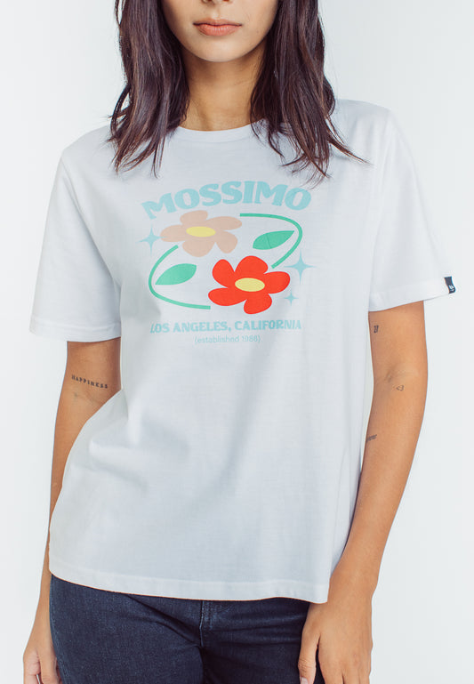 Mossimo Ayanna White Comfort Fit Tee