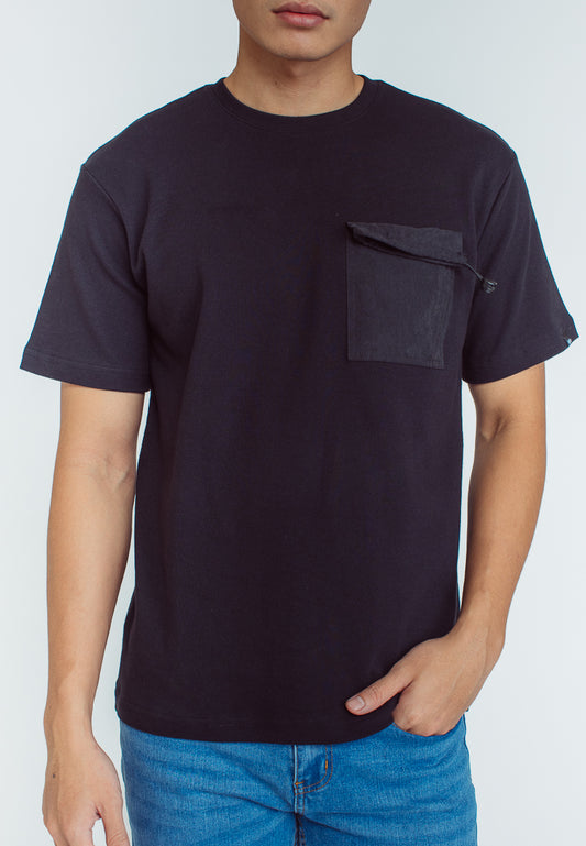 Mossimo Ray Black Comfort Fit Tee with Pocket