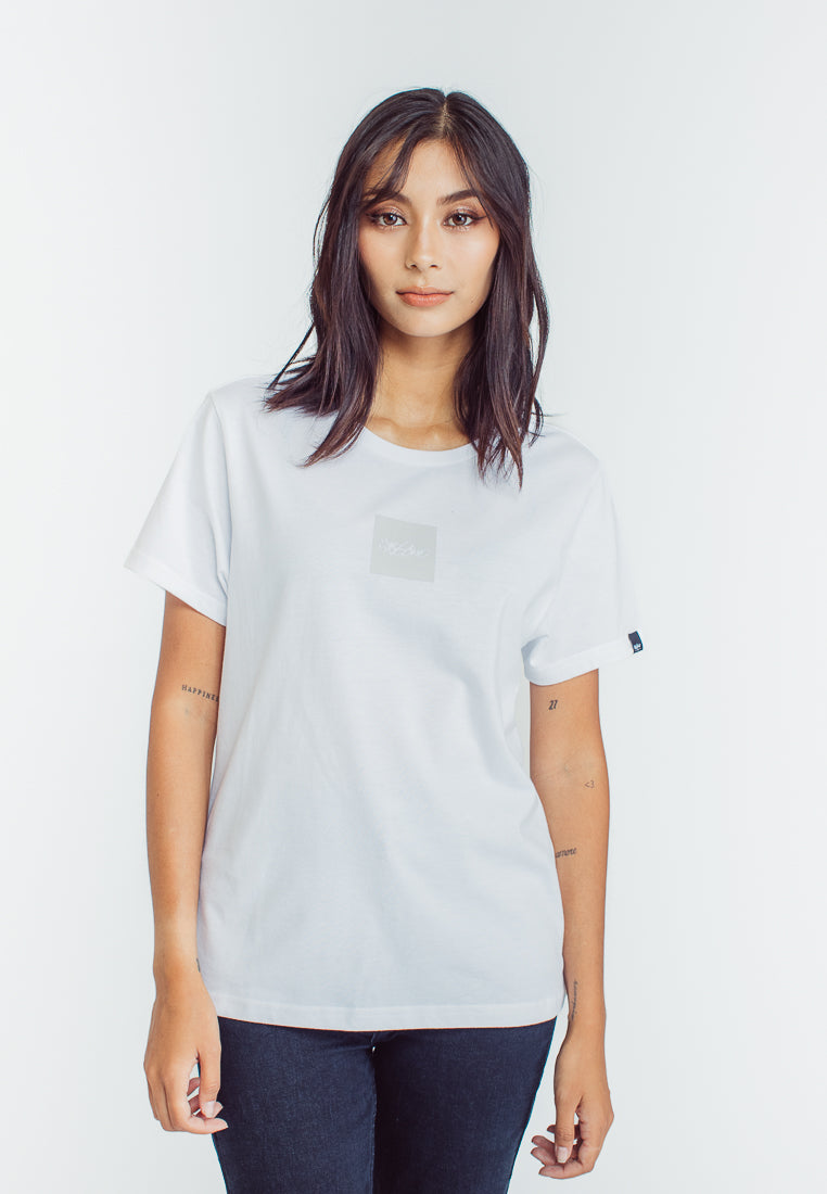 Mossimo Amethyst White Classic Fit Tee