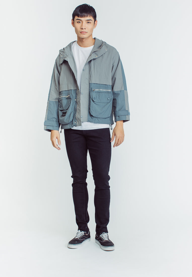 Mossimo Jhiao Gray Nylon Jacket