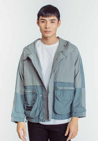 Mossimo Jhiao Gray Nylon Jacket