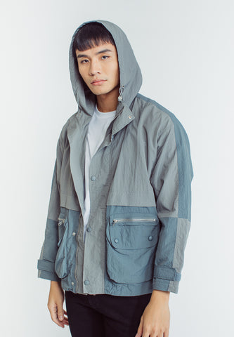 Mossimo Jhiao Gray Nylon Jacket