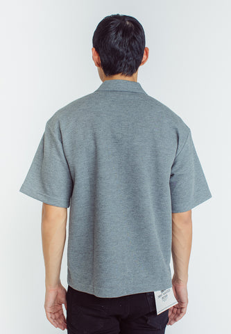 Mossimo Levi Dark Gray Oversized Polo Shirt