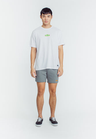 Mossimo White Sesame Street Printed Shirt with Back Print Modern Fit Tee