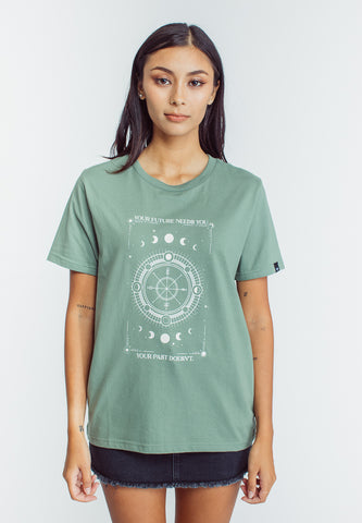 Mossimo Raya Sage Green Classic Fit Tee