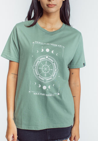 Mossimo Raya Sage Green Classic Fit Tee