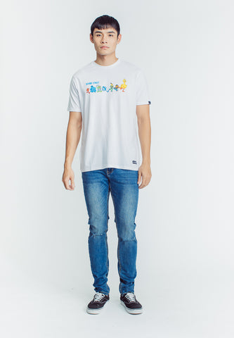 Mossimo White Sesame Street Classic Fit Tee