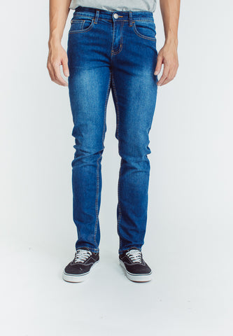 Mossimo Jayden Dark Blue Slim Tapered Low Rise Jeans