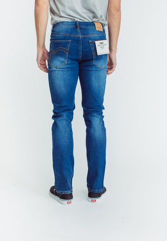 Mossimo Jayden Dark Blue Slim Tapered Low Rise Jeans