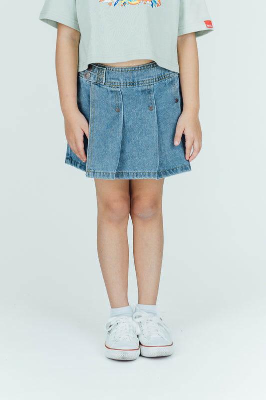 Mossimo Kids Judy Medium Blue Denim Skort