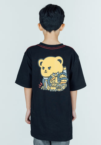 Mossimo Kids Kirby Black Oversized Graphic Tshirt