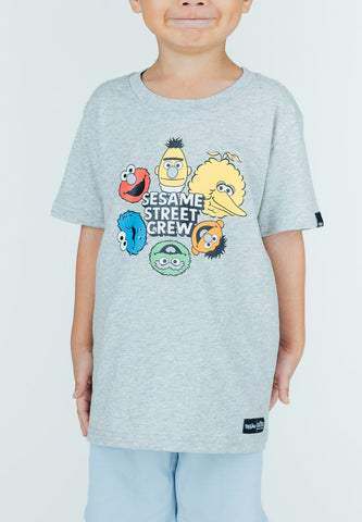 Mossimo Kids Heather Gray Sesame Street Printed Tshirt