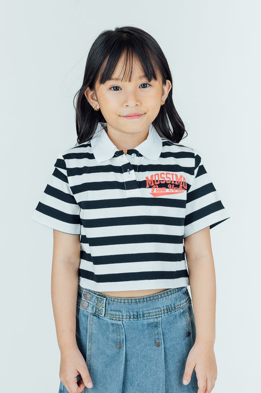 Mossimo Kids Juliet Astral Blue Cropped Shirt