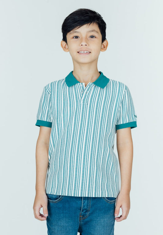 Mossimo Kids Mavy Teal Cuffed Sleeves Polo Shirts