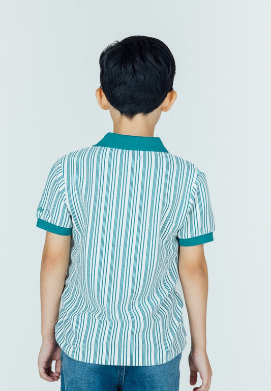 Mossimo Kids Mavy Teal Cuffed Sleeves Polo Shirts