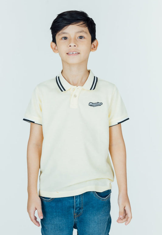 Mossimo Kids Jeryll Light Yellow Cuffed Sleeves Polo Shirt