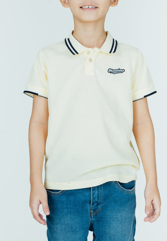 Mossimo Kids Jeryll Light Yellow Cuffed Sleeves Polo Shirt