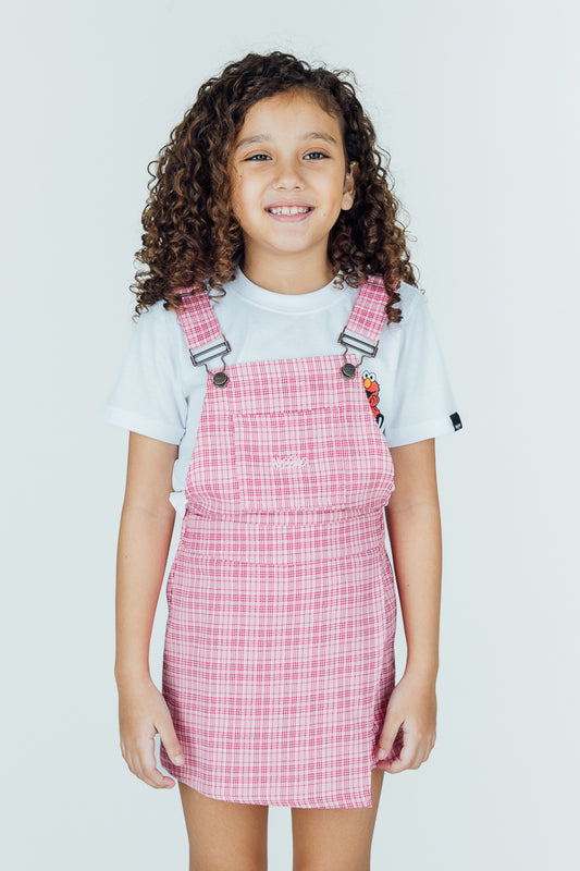 Mossimo Kids Jeniza Light Pink Letter Patched Detail Romper