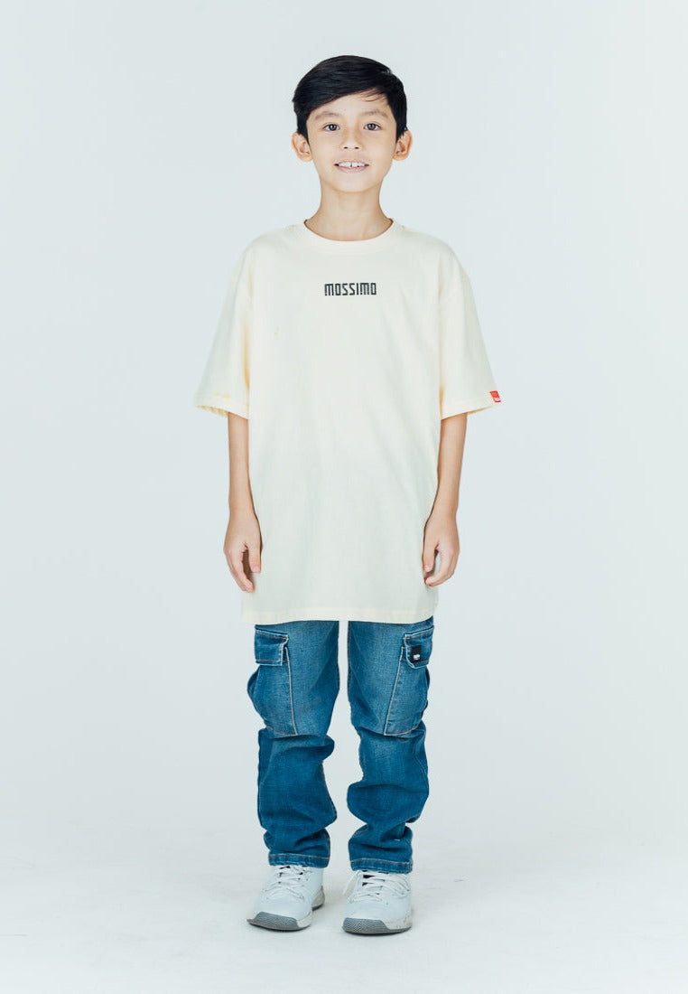 Mossimo Kids Hayden Light Yellow Oversized Round Neck Tshirt