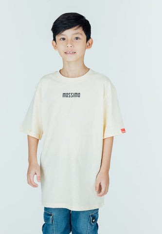 Mossimo Kids Hayden Light Yellow Oversized Round Neck Tshirt