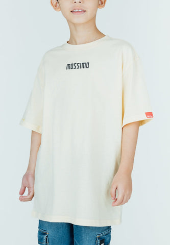 Mossimo Kids Hayden Light Yellow Oversized Round Neck Tshirt