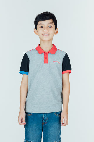 Mossimo Kids Dex Heather Gray Polo Shirt