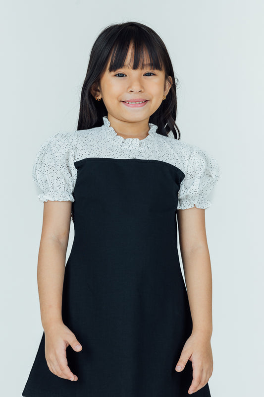 Mossimo Kids Sittie Black Polka Dot Dress
