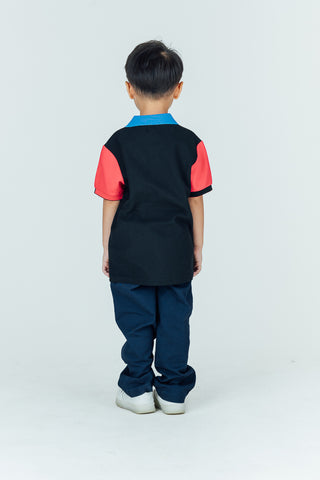 Mossimo Kids Dex Black Polo Shirt