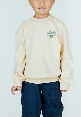 Mossimo Kids Beige Printed Sesame Street Pullover