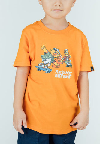 Mossimo Kids Sesame Street Ochre Printed Tshirt